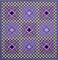 Victor Vasarely, Purple Squares, 1986, Grande serigrafia originale, Immagine 3