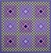 Victor Vasarely, Purple Squares, 1986, Large Original Silkscreen, Image 3