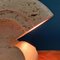 Lampada da tavolo Nucleo moderna a forma di conchiglia in travertino attribuita a Salocchi, Italia, anni '70, Immagine 4