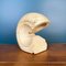 Italian Modern Shell-Shaped Travertine Nucleo Table Lamp attributed to Salocchi, 1970s 7