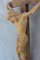 Crucified Jesus on the Cross Hand Carved Wooden Altar Sign, 1960s, Image 10