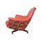 Blofeld Chair in Orange Vinyl with Rosewood Base from G-Plan, 1960s 3
