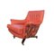 Blofeld Chair in Orange Vinyl with Rosewood Base from G-Plan, 1960s 1