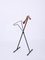 Mid-Century Italian Foldable Valet Stand in Iron and Beech, 1960s, Image 7