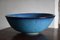 Large Blue Glazed Studio Pottery Ceramic Bowl, Image 1