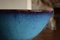 Große blau glasierte Studiokeramik-Keramikschale 7