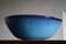 Large Blue Glazed Studio Pottery Ceramic Bowl, Image 6
