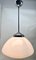 Dutch Pendant Stem Lamp with a Globular Opaline Shade from Phillips, 1930s 11
