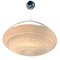 Dutch Pendant Stem Lamp with a Globular Opaline Shade from Phillips, 1930s 2