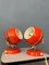Space Age Eyeball Desk Lamps in Red, 1970s, Set of 2 7