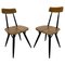 Pirkka Chairs attributed to Imari Tapiovaara for Laukaan Puuka, Finland, 1950s, Set of 2 1