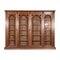 19th Century English Pine Arched Glazed Bookcase, 1870s 1