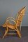 Dutch Rattan Armchair with Armrests, 1950s, Image 5
