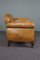 Antique Brown Leather Armchair, Image 3