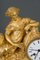 Napoleon III Bronze Clock in Gilded Woman, Image 7