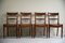 Antique Kitchen Chairs in Mahogany, 1800s, Set of 4 1