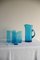 Blue Glass Jug and Glasses from Whitefriars, Set of 6 2