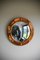 Vintage Round Porthole Style Mirror in Copper, Image 1