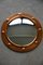Runder Vintage Spiegel im Bullaugen-Stil aus Kupfer 4
