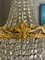 Large Antique French Chandelier in Gilt Bronze and Crystal, 1890, Image 5