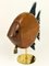 Mid-Century Fish Piggy Bank in Brass and Walnut from Carl Auböck, 1960s 17