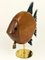 Mid-Century Fish Piggy Bank in Brass and Walnut from Carl Auböck, 1960s, Image 17