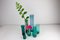 Vintage Modern Scandinavian Green Glass Vases, 1960s, Set of 7, Image 10