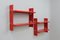 Vintage Lacquered Metal Wall Shelves, 1970s, Set of 2, Image 3