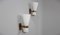 Mid-Century Brass & Glass Sconces from Stilnovo, 1950s, Set of 2 7