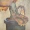 Artista tedesco, Girasoli secchi, 1930, Olio su tela, con cornice, Immagine 2