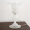 Italian Table Lamp in White Murano Glass, 2000s 3