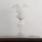 Italian Table Lamp in White Murano Glass, 2000s 5
