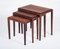 Mid-Century Danish Nesting Tables in Rosewood by Johannes Andersen for Silkeborg, 1960, Set of 3, Image 1