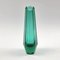Czechoslovakian Art Deco Faceted Glass Vase by Josef Hoffmann for Moser, 1930s 4