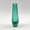 Czechoslovakian Art Deco Faceted Glass Vase by Josef Hoffmann for Moser, 1930s, Image 4