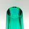 Czechoslovakian Art Deco Faceted Glass Vase by Josef Hoffmann for Moser, 1930s 6