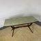 Dining Table with Back Glass Top in the style of Ico Parisi, 1950s 3