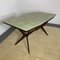 Dining Table with Back Glass Top in the style of Ico Parisi, 1950s, Image 8