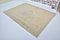 Large Tan Hand Woven Oushak Nomadic Rug 4