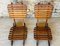 Vintage Slatted Folding Chairs, 1950s, Set of 2 2