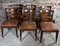 Dining Chairs in Wood and Skai, 1940s, Set of 6, Image 1