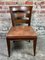 Dining Chairs in Wood and Skai, 1940s, Set of 6 7