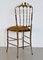 Italienischer Mid-Century Chiavari Stuhl aus Messing, 1970er 8