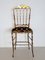 Chaise Chiavari Mid-Century en Laiton, Italie, 1970s 1