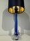 Lampe de Bureau Vintage en Verre Bleu par Paul Kedelv pour Flygsfors, Suède, 1960s 7