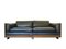 Modular Black Leather & Walnut Mod. 920 Sofas by Afra & Tobia Scarpa for Cassina, 1967, Set of 2 2