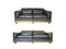 Modular Black Leather & Walnut Mod. 920 Sofas by Afra & Tobia Scarpa for Cassina, 1967, Set of 2 22