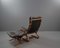 Siesta Armchair and Footstool by Ingmar Relling for Westnofa, Norwegian, 1960s, Set of 2 5