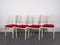 Mid-Century White Dining Chairs from Benze, 1970s, Set of 4 7