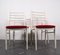 Mid-Century White Dining Chairs from Benze, 1970s, Set of 4 13